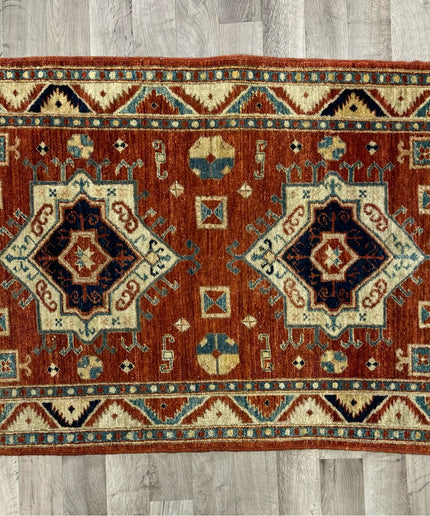 3x4'8" Kazak Fachralo Rug