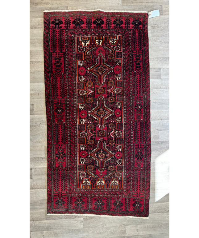 3'3"x6'4" Afghan Royal Baluch Rug