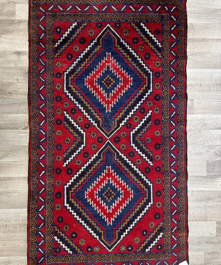 3'5"x6' Afghan Tribal Rug