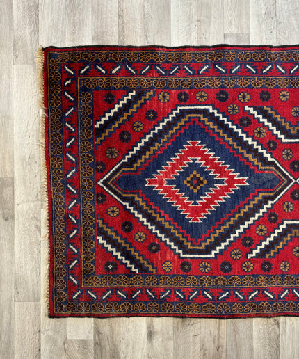 3'5"x6' Afghan Tribal Rug