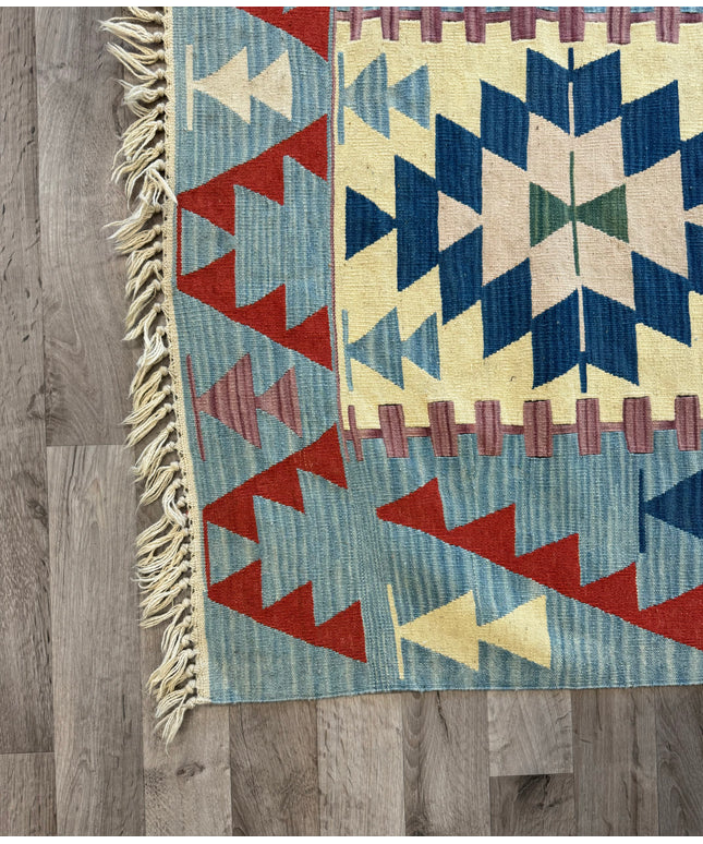 3'7"x5'5" Turkish Kilim Rug