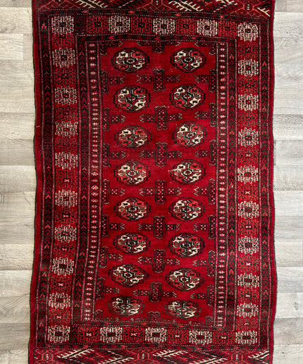 3'2"x4'10" Pakistani Bokhara Rug