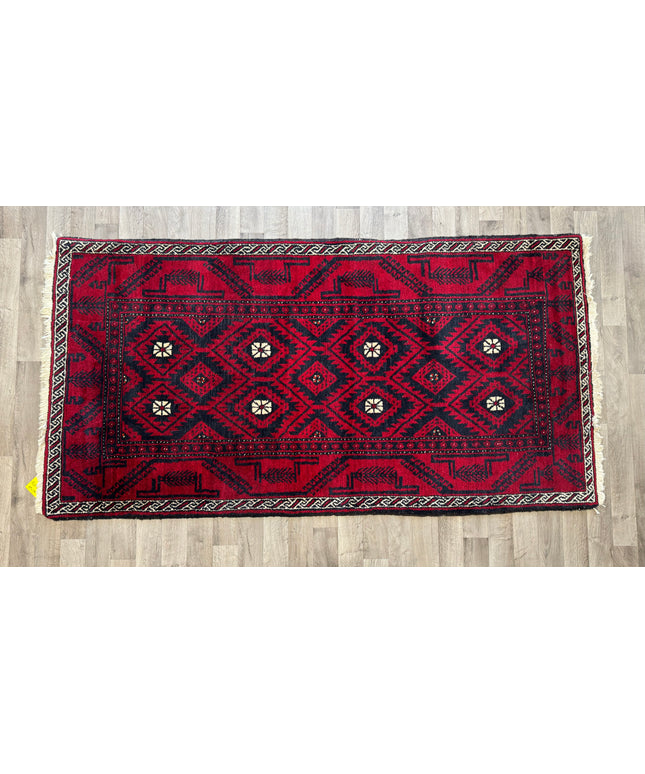 3'9"x7'4" Afghan Royal Baluch