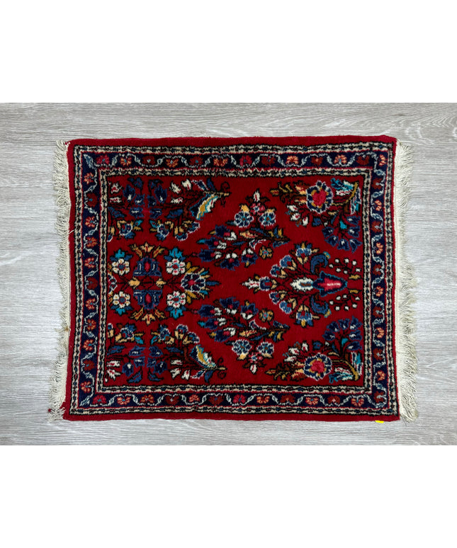 2'2"x2'6" Persian Sarouk Rug