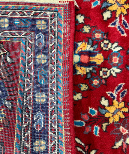 2'11"x3'2" Persian Sarouk Rug