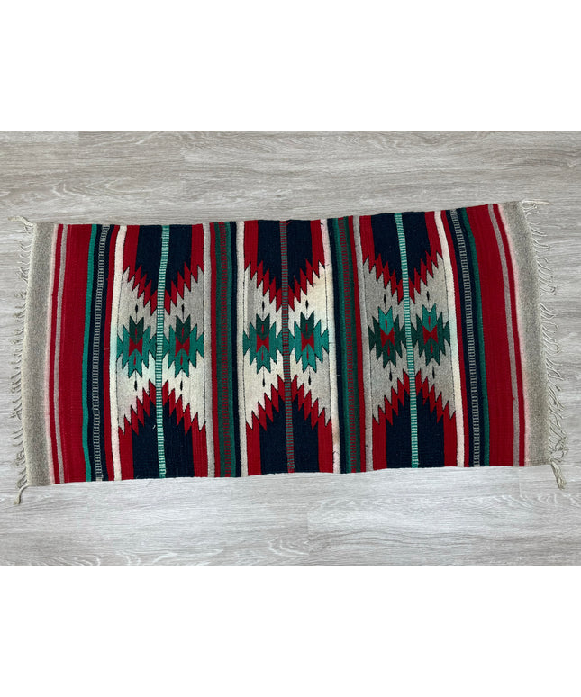 2'6"x4'11" Mexican Zapotec Rug