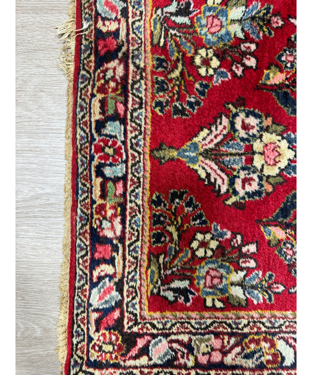 2'2"x4'1" Persian Sarouk Rug