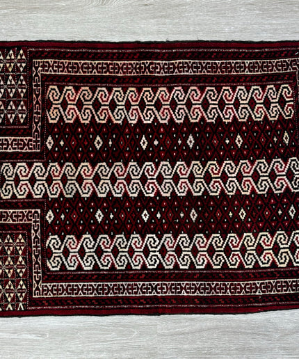 2'11"x3'10" Persian Turkmen Prayer Rug