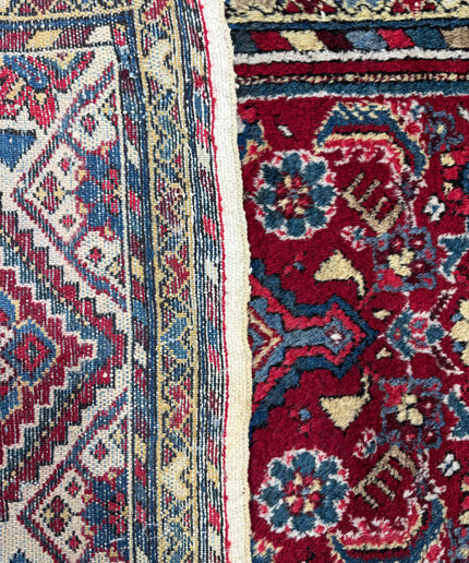 2'5"x3'10" Handmade Persian Hamadan Rug